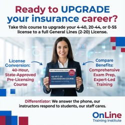 40 hr 2-20 Conversion Pre-licensing Course (3 months)